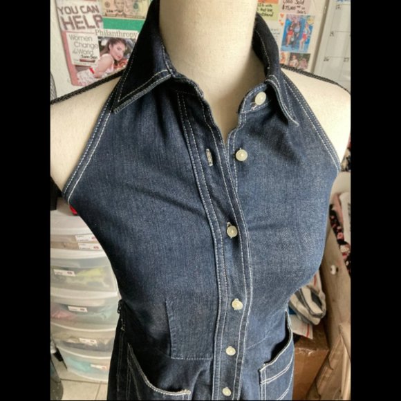 Ralph Lauren Denim Dress with 4 pockets - Picture 4 of 8